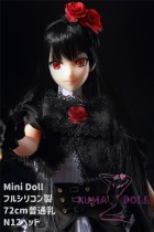 Mini Doll ミニドール 高級シリコン製　セックス可能 N12ヘッド 72cm 軽量化 3.5㎏ 収納が便利（隠しやすい） 使いやすい 普段は鑑賞用 小さいラブドール 女性素体 フィギュア cosplay