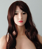 フルシリコン製ラブドール BB Doll 155cm Dカップ C-16ヘッド Lisaちゃん  血管＆人肌模様など超リアルメイク無料 眉の植毛無料