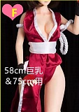 Mini Doll ミニドール セックス可能 58cm普通乳 BJD Liliヘッド 53cm-75cm身長選択可能
