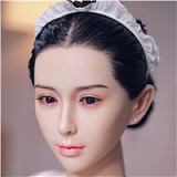 シリコン製頭部+TPEボディ JY Doll 161cm Eカップ Xiaotu 掲載画像のヘッドはノーマルメイク