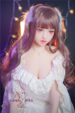 Real Girlシームレス高級版 TPE製ラブドール 145cm Gカップ 菜々子ちゃん EVO骨格付き 宣材写真のヘッドは職人メイク