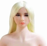 シリコン製頭部+TPEボディ JY Doll 148cm バスト大 小咪ヘッド xiaomi 掲載画像のヘッドはノーマルメイク