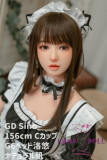 【BRメイク無料】フルシリコン製ラブドール GD Sino 156cm Cカップ G6ヘッド 洛悠（luo you) メイド服