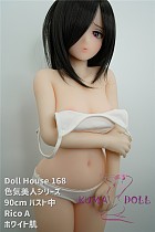 【即納・国内発送・送料無料】 TPE製ラブドール DollHouse168 色気美人 90cm バスト中 RicoA アニメヘッド