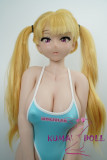 【即納・国内発送・送料無料】フルシリコン製ラブドール DollHouse168 90cm Dカップ Akane(茜) アニメヘッド