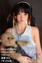 My Loli Waifu 略称MLWロり系ラブドール 145cm Aカップ 美亜 Mia TPE材質ボディー ヘッド材質選択可能 メイク選択可能