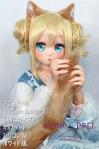 フルシリコン製ラブドール  Aotume Doll アニメドール 135cm AAカップ（細身タイプ）#57
