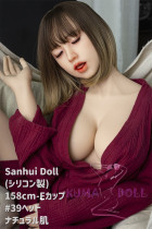 フルシリコン製ラブドール Sanhui Doll 158cm Eカップ （最新作）#39 瞑り目