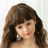 フルシリコン製ラブドール WAXDOLL 100cm バスト平 #G26ヘッド リアルメイク付き