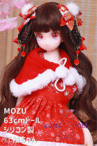 2.6kg フルシリコン製 MOZU 63cm 63cm 红袖(Hongxiu) 肌色＆眼球色＆メイク＆ウィッグ＆衣装は宣材写真と同じ 小型で軽量化で収納しやい 使いやすい