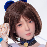 シリコン頭部+TPE材質ボディ リアル人形 ラブドール 157cm Fカップ 巨乳  #8頭部 身長など選べる FUDOLL
