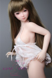 フルシリコン製ラブドール JY Doll 70cm ミニドール 宁夏(Ningxia)ヘッド 肌色＆眼球色＆メイク＆ウィッグ＆衣装は宣材写真と同じ