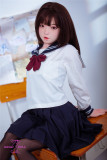 最新版メイク#8頭部 FUDOLL ラブドール 136cm Aカップ 高級シリコン頭部 ボディ材質及び身長など選べる
