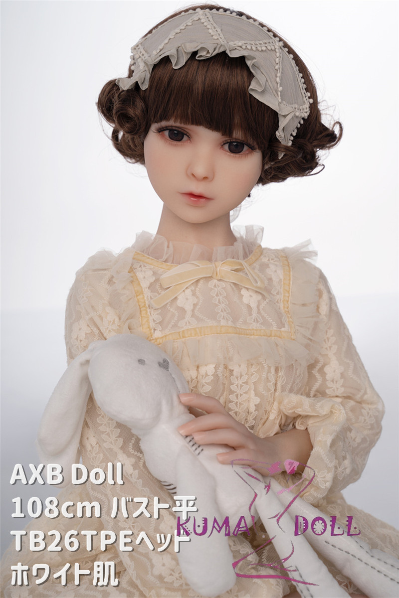 TPE製ラブドール AXB Doll 108cm バスト平 TB26ヘッド 掲載画像のボディはリアルメイク付き