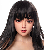 可愛い ラブドール M頭部 138cm Aカップ貧乳 Bezlya Doll(略称BZLドール) シリコン材質ヘッド+TPE材質ボディー カスタマイズ可