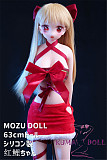 2.6kg フルシリコン製 MOZU 63cm 红鲤(Hongli)肌色＆眼球色＆メイク＆ウィッグ＆衣装は宣材写真と同じ 小型で軽量化で収納しやい 使いやすい