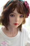 D5ヘッド 148cm普通乳 Cカップ ラブドール DOM DOLL ヘッド及びボディー材質選択可能 カスタマイズ可 ●宣材写真はフルシリコン材質