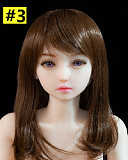 シームレス 130cm 頭身一体化 Real Girl TPE製ラブドール  キキちゃん頭部 EVO骨格付き 宣材写真のヘッドは普通メイク