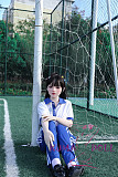 TPE製ラブドール MOZU 145cm Dカップ 小鱼（Xiaoyu）体重25kg 肌色＆眼球色＆メイク＆ウィッグ＆衣装は宣材写真と同じ