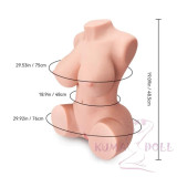 13kg Tantaly製トルソー 男性用オナニー用 巨乳セックスドール TPE材質 2穴プレイ可能 Britney