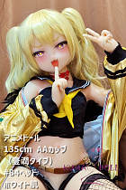 Aotume Doll フルシリコン製 ラブドール アニメドール 135cm AAカップ 豊潤タイプ #84