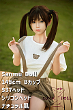 シリコン製頭部+TPEボディ Sanmu doll 145cm Bカップ #S37ヘッド 可愛い ラブドール