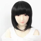 シリコン製頭部+TPEボディ ラブドール AXB Doll 140cm バスト中 GD21 最新作ヘッド 掲載画像のボディはリアルメイク付き