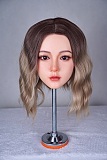 シリコン製頭部+TPEボディ Sanmu doll 148cm Bカップ #S25ヘッド 可愛い ラブドール ボディ材質選択可