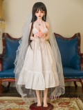Mini Doll ミニドール セックス可能 60cm普通乳 シリコン 雲嵐 ヘッド 花嫁 ウェディングドレス 身長選択可能