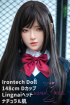 フルシリコン製ラブドール Irontech Doll 148cm Dカップ Lingnaiヘッド 制服
