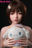 Real Girl 電動オナホール ラブドール マンコの挟吸機能 148cm貧乳 D6ヘッド ボディ選択可 軟質シリコン材質頭部 口開閉機能やリアル口腔が無料付き