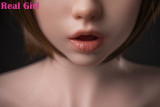 Real Girl 電動オナホール ラブドール マンコの挟吸機能 148cm貧乳 D6ヘッド ボディ選択可 軟質シリコン材質頭部 口開閉機能やリアル口腔が無料付き