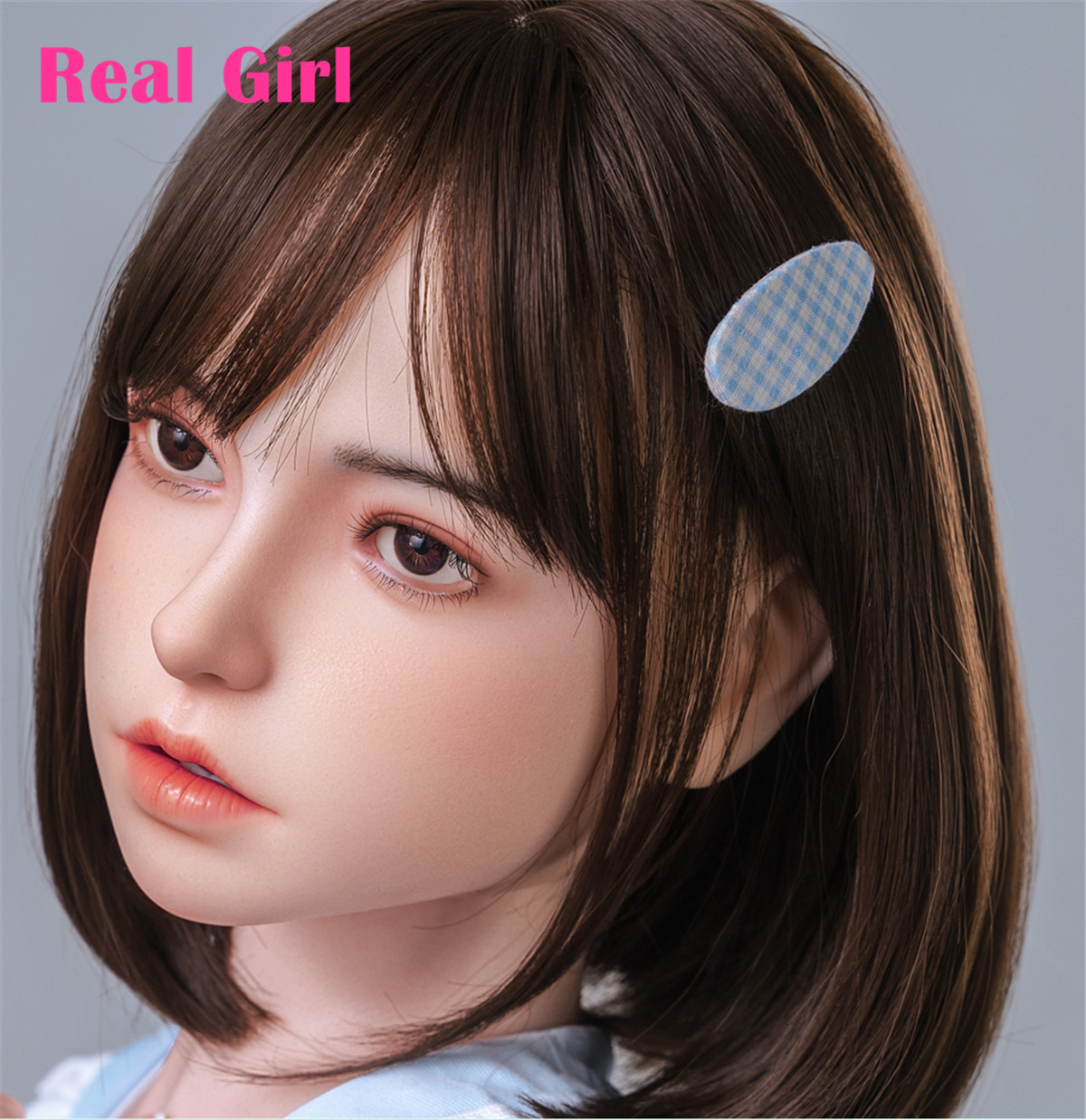 Real Girl D3ヘッド 軟質シリコン製 可愛い 女性ヘッド