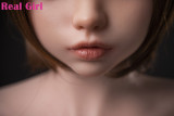 Real Girl 電動オナホール ラブドール マンコの挟吸機能 148cm貧乳 D6ヘッド ボディ選択可 軟質シリコン材質頭部 口開閉機能やリアル口腔が無料付き