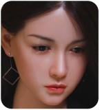 フルシリコン製ラブドール JYDOLL 150cm AAカップ 晓兰(xiaolan)ヘッド  超リアルメイク付き