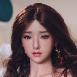 フルシリコン製ラブドール JYDOLL 150cm AAカップ 晓兰(xiaolan)ヘッド  超リアルメイク付き