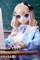 アニメドール ソフトビニール製ヘッド+TPE製ボディ WM Dolls 146cm Mini Y008ヘッド