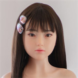 フルシリコン製ラブドール WAXDOLL 新型 147cm Aカップ #GD36-2 ヘッド イキ顔 口開閉&模擬口腔選択可能 リアルメイク付き