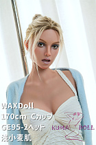 フルシリコン製 欧米ラブドール WAXDOLL 新型 170cm #GE95-2 ヘッド リアルメイク付き ダッチワイフ