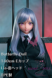 Butterfly Doll 140cm Eカップ Lia雷ヘッド TPE製ラブドール 刑務監視