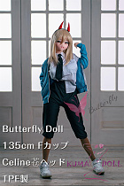 Butterfly Doll 135cm Fカップ Celine苍ヘッド TPE製ラブドール パワーコス