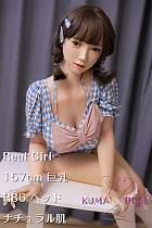 Real Girl R86ヘッド 157cm巨乳 ラブドール 掲載画像は口の開閉機能あり ボディー及びヘッド材質など選択可能 カスタマイズ可