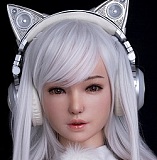 フルシリコン製ラブドール Sino Doll 実践向け 161cm Bカップ S42 Linxia ヘッド 軽量化 掲載画像はリアルメイク付き 顔は蝋人形メイク付き