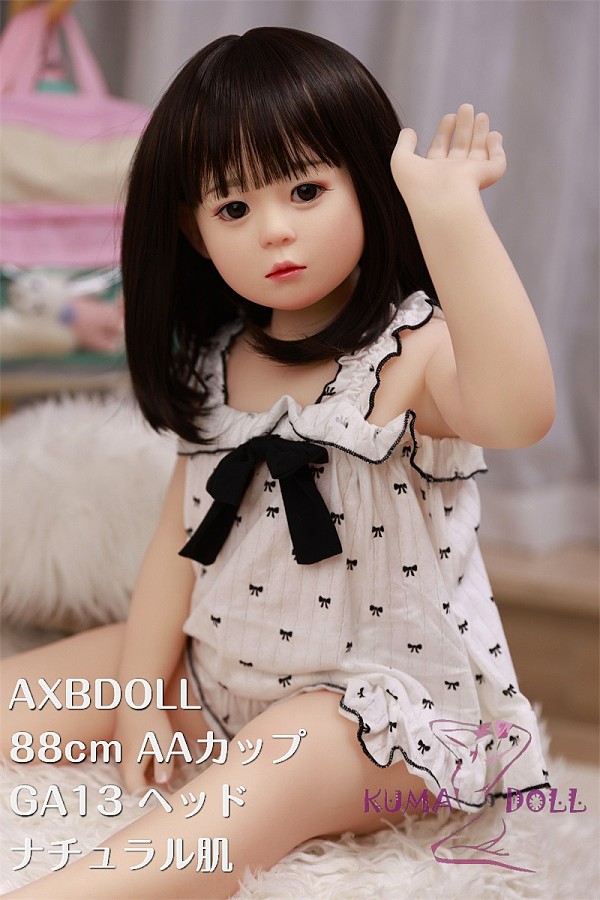 AXBDOLL 可愛いシリコン製頭部 GA13ヘッド+AT88TPEボディ ラブドール 新型88cm AAカップ 掲載画像のボディはリアルメイク付き