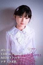 J-cute 133cm バスト平 AGD07 唯（ゆい）ヘッド ラブドール 内気な少女 可愛い フルシリコン製 リアルドール