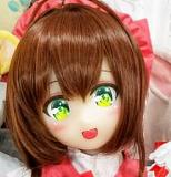 シリコン頭部+TPE材質ボディ アニメドール 145cm Bカップ #66ヘッド  Aotume Doll