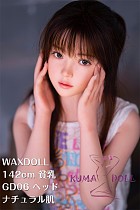 フルシリコン製ラブドール WAXDOLL 142cm 貧乳 GD06ヘッド リアルメイク付き そばかすある少女 可愛い