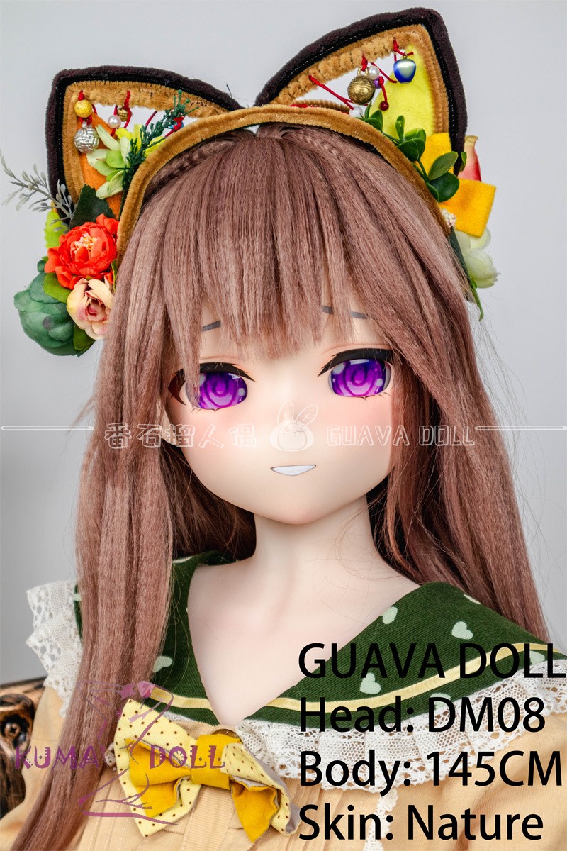 GUAVADOLL アニメドール ソフトビニール製ヘッド+TPE製ボディ 145cm Bカップ DM08 ヘッド M16ジョイント 他社と交換可能 138-150ＣＭのボディに適用 ナチュラル肌色