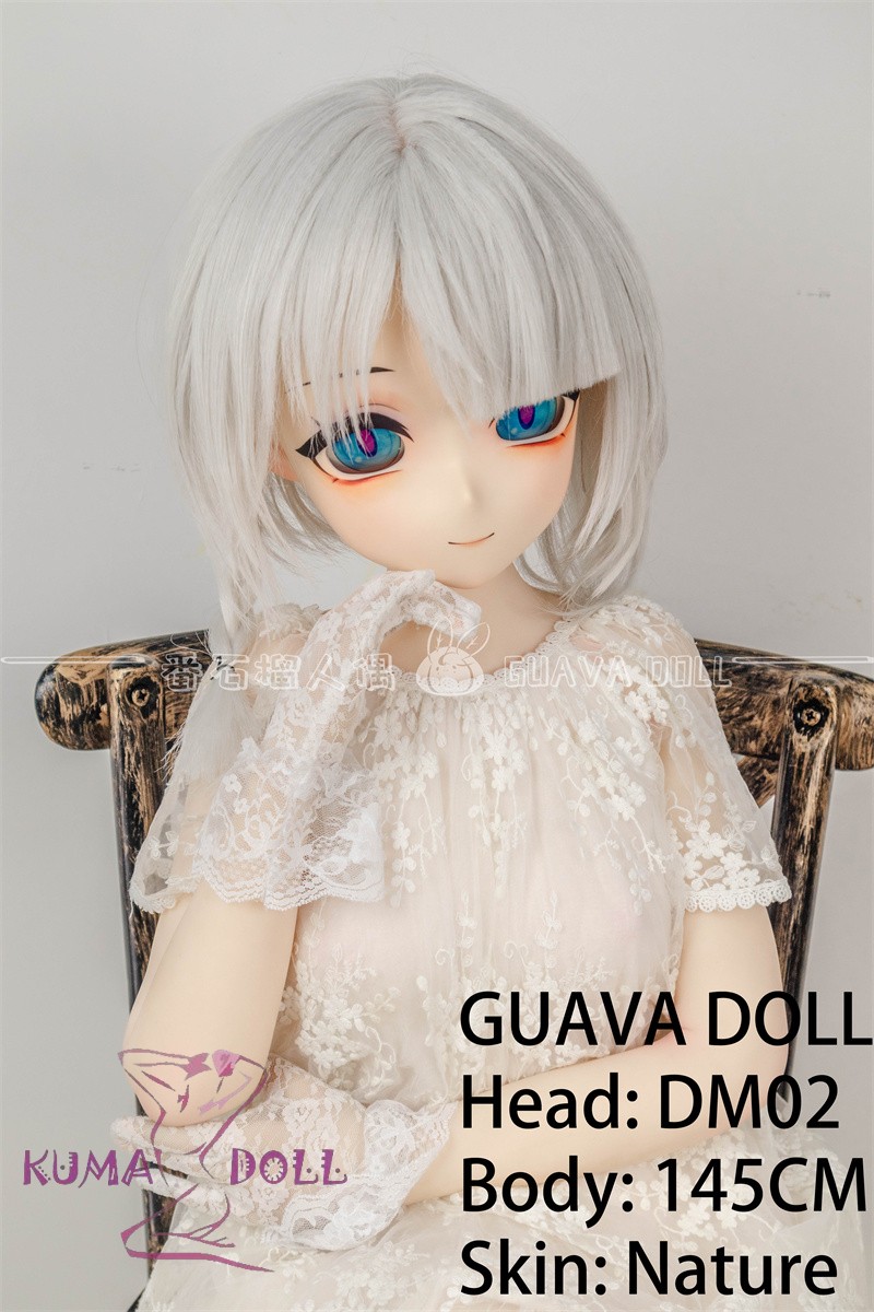 GUAVADOLL アニメドール ソフトビニール製ヘッド+TPE製ボディ 145cm Aカップ DM02 ヘッド M16ジョイント 他社と交換可能 138-150ＣＭのボディに適用 ナチュラル肌色