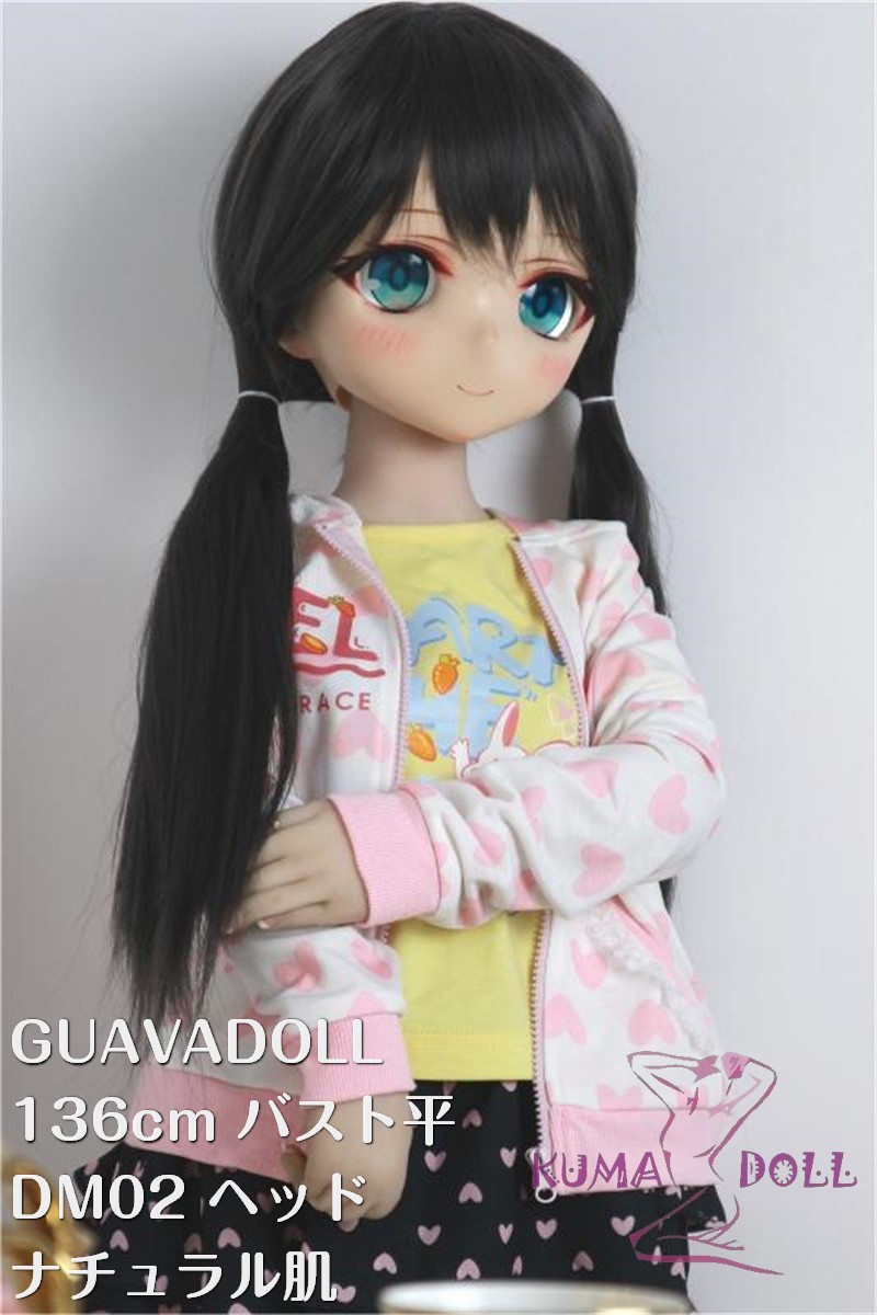 GUAVADOLL アニメドール ソフトビニール製ヘッド+TPE製ボディ 136cm バスト平  DM02 ヘッド M16ジョイント 他社と交換可能 138-150ＣＭのボディに適用 ナチュラル肌色